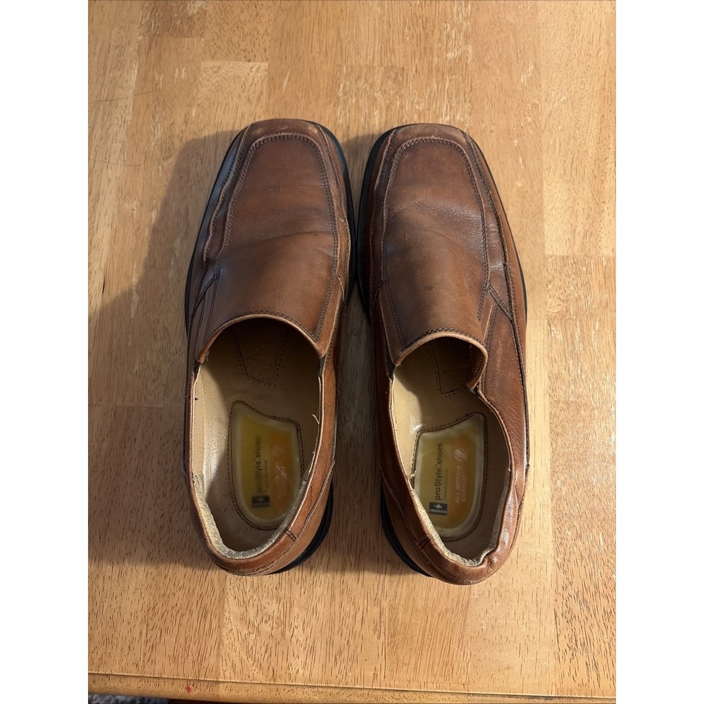 Slip On Men's Dockers Dress Shoes Size 9M, Brown Docker Shoes Men 0903183